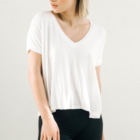Joah Brown Tops - NWT Joah Brown signature tee white Medium large